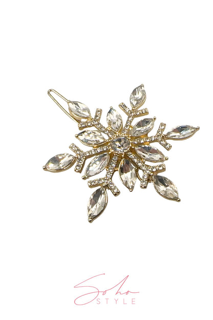 Texas Snowflake Hair barrette Barrette Soho Style