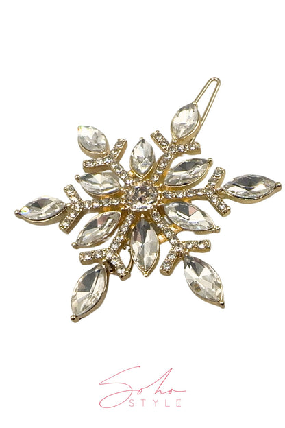 Texas Snowflake Hair barrette Barrette Soho Style