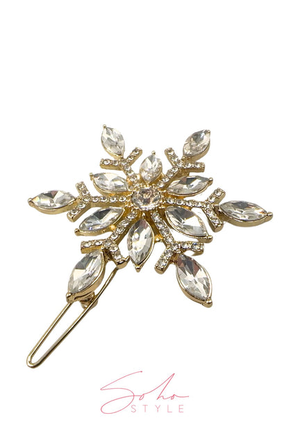 Texas Snowflake Hair barrette Barrette Soho Style