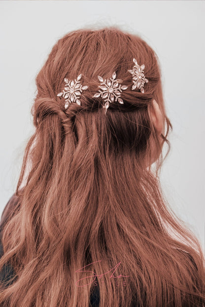 Texas Snowflake Hair barrettes Barrette Soho Style