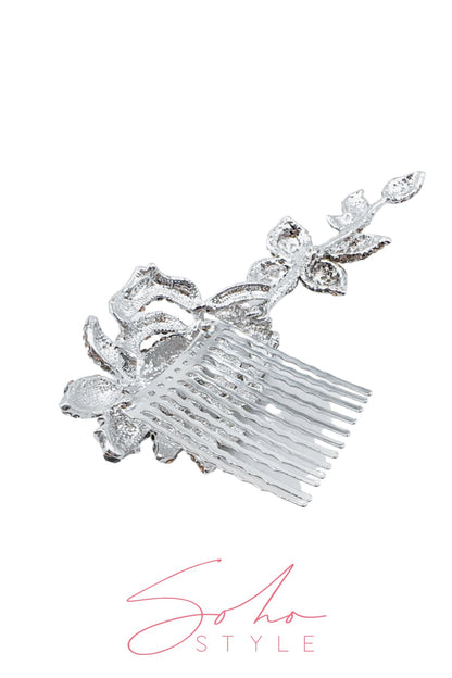 Crystal Rose branch Comb Hair Comb 2020