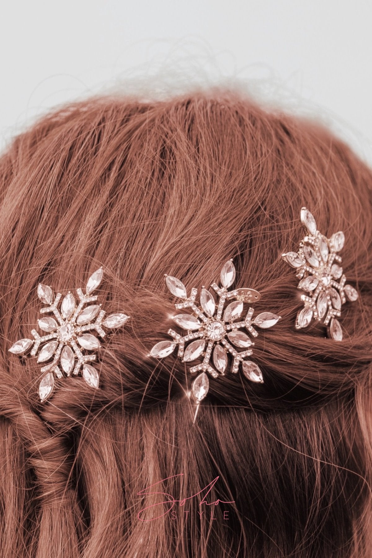 Texas Snowflake Hair barrettes Barrette Soho Style