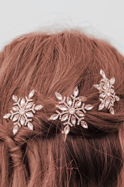 Texas Snowflake Hair barrettes Barrette Soho Style