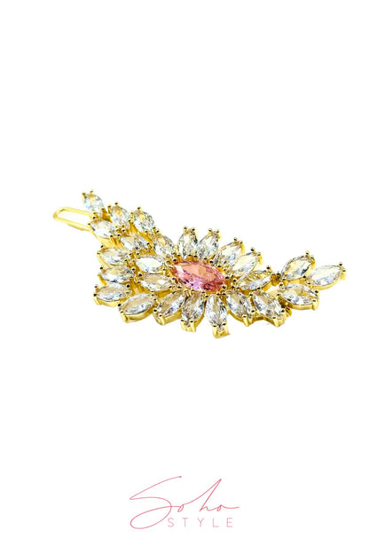 sea mermaid rhinestone barrettes Barrette Soho Style