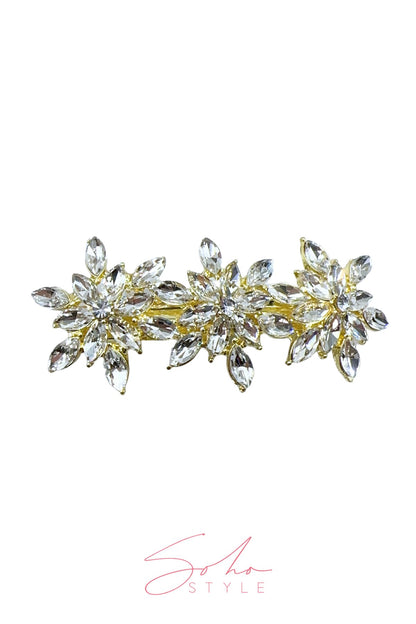 CRYSTALS STARBURST BARRETTE Barrette Soho Style