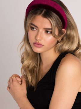 Uptown Girl Padded Velvet Headband