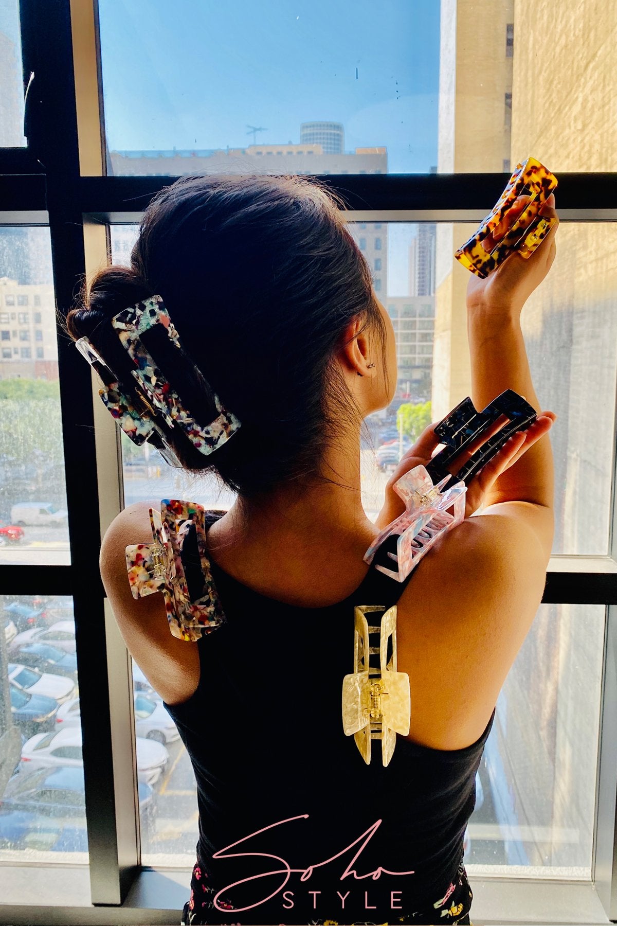 Color me square hair jaw Soho Style