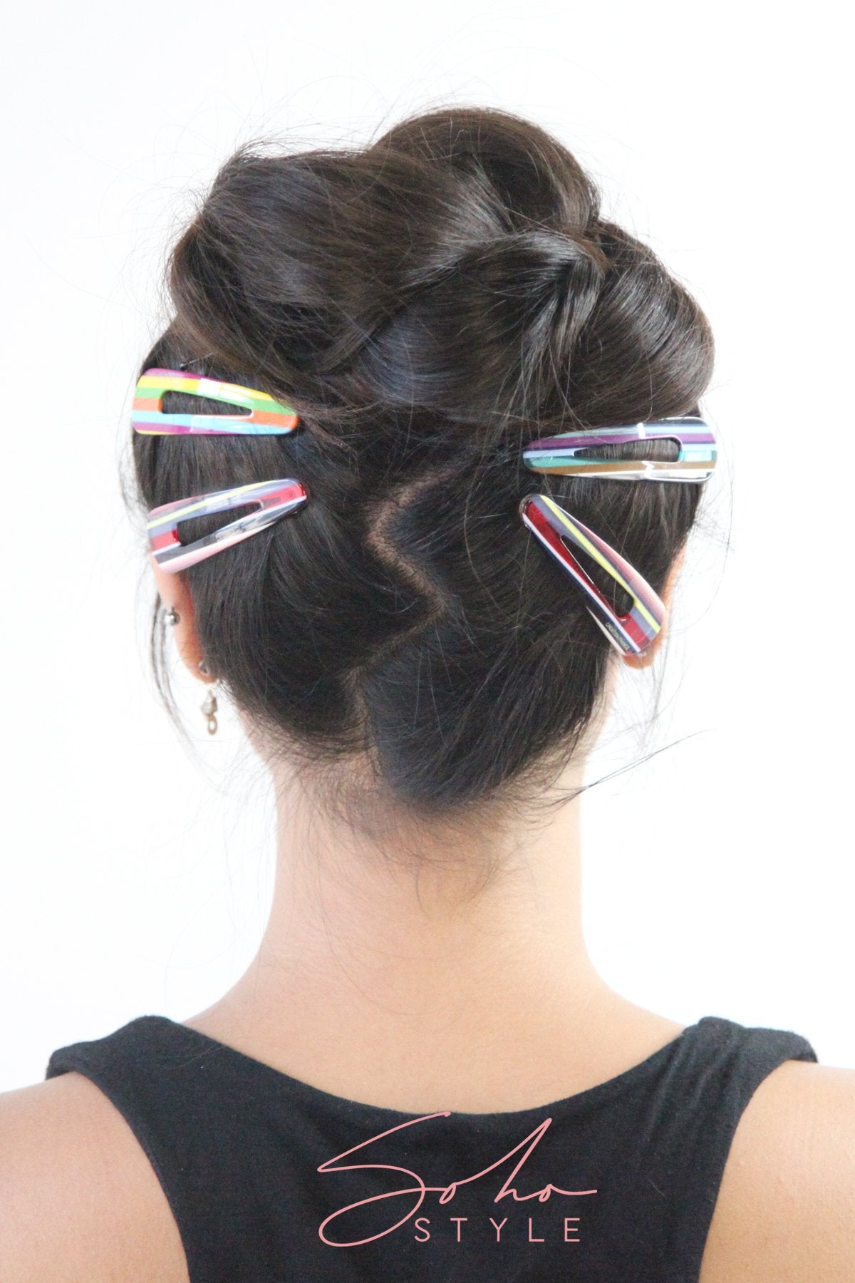 Candy Rainbow hair clip Hair Accessorie ACUS47