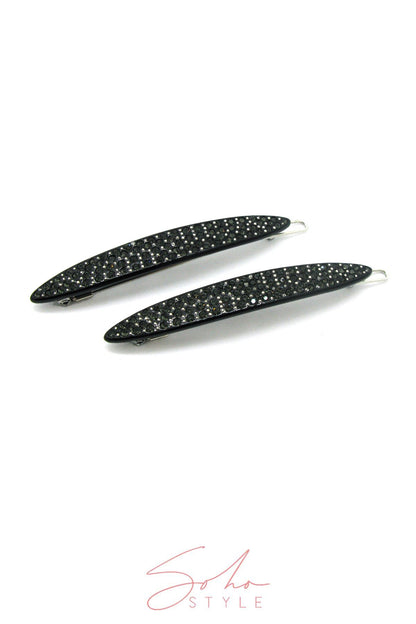 Snake pattern multi crystal hair clip Hair Accessorie ACUS48