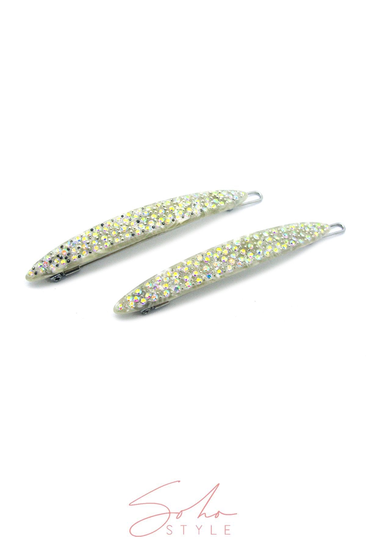 Snake pattern multi crystal hair clip Hair Accessorie ACUS48