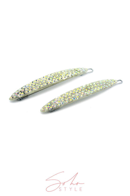 Snake pattern multi crystal hair clip Hair Accessorie ACUS48