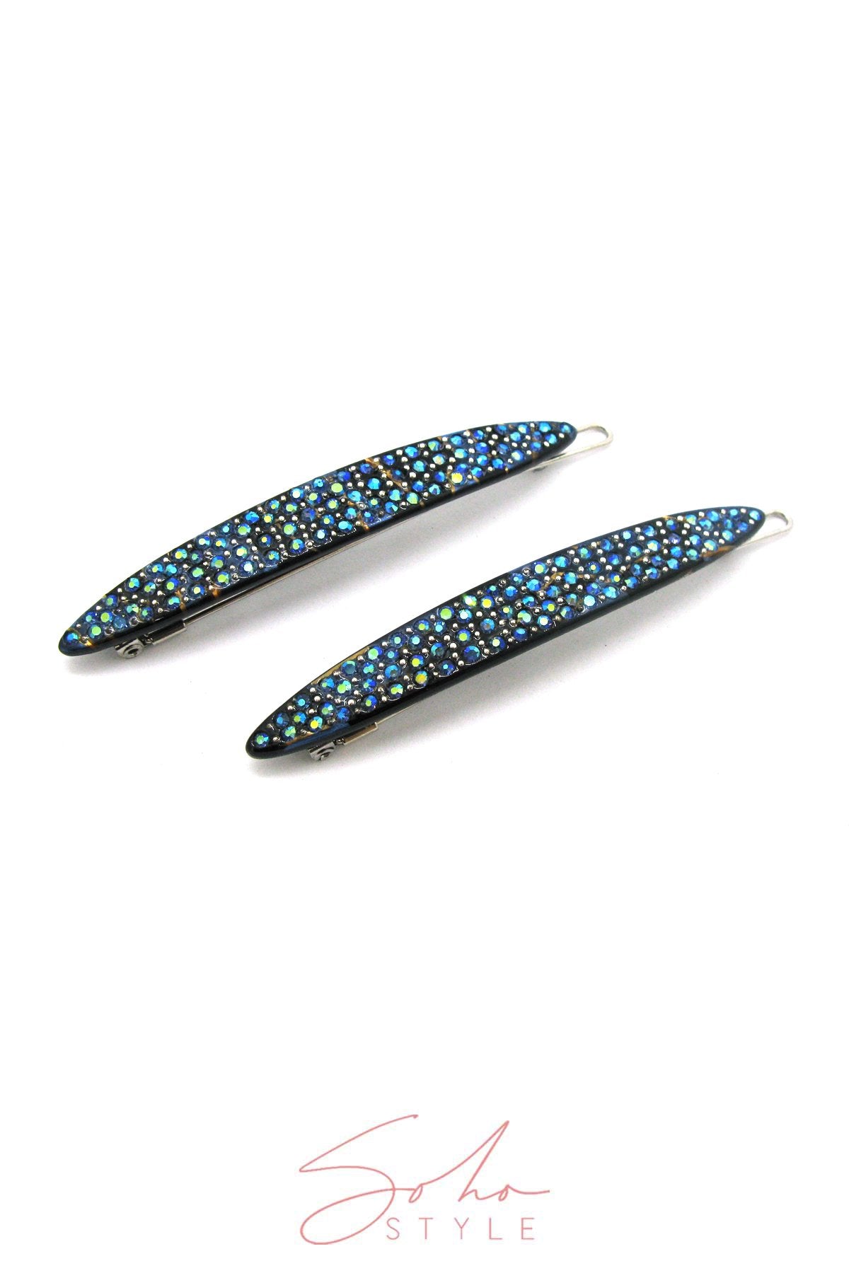 Snake pattern multi crystal hair clip Hair Accessorie ACUS48