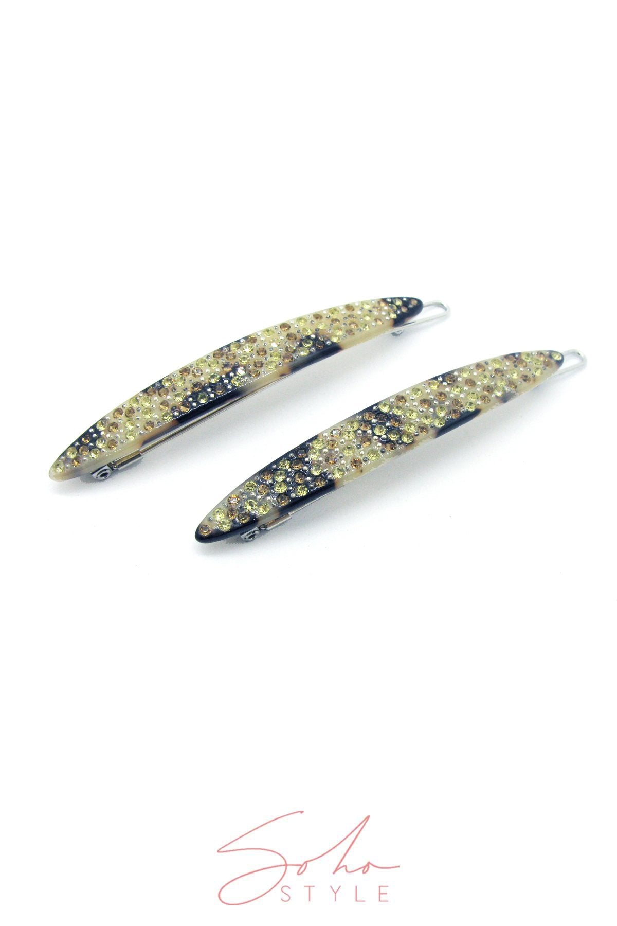 Snake pattern multi crystal hair clip Hair Accessorie ACUS48