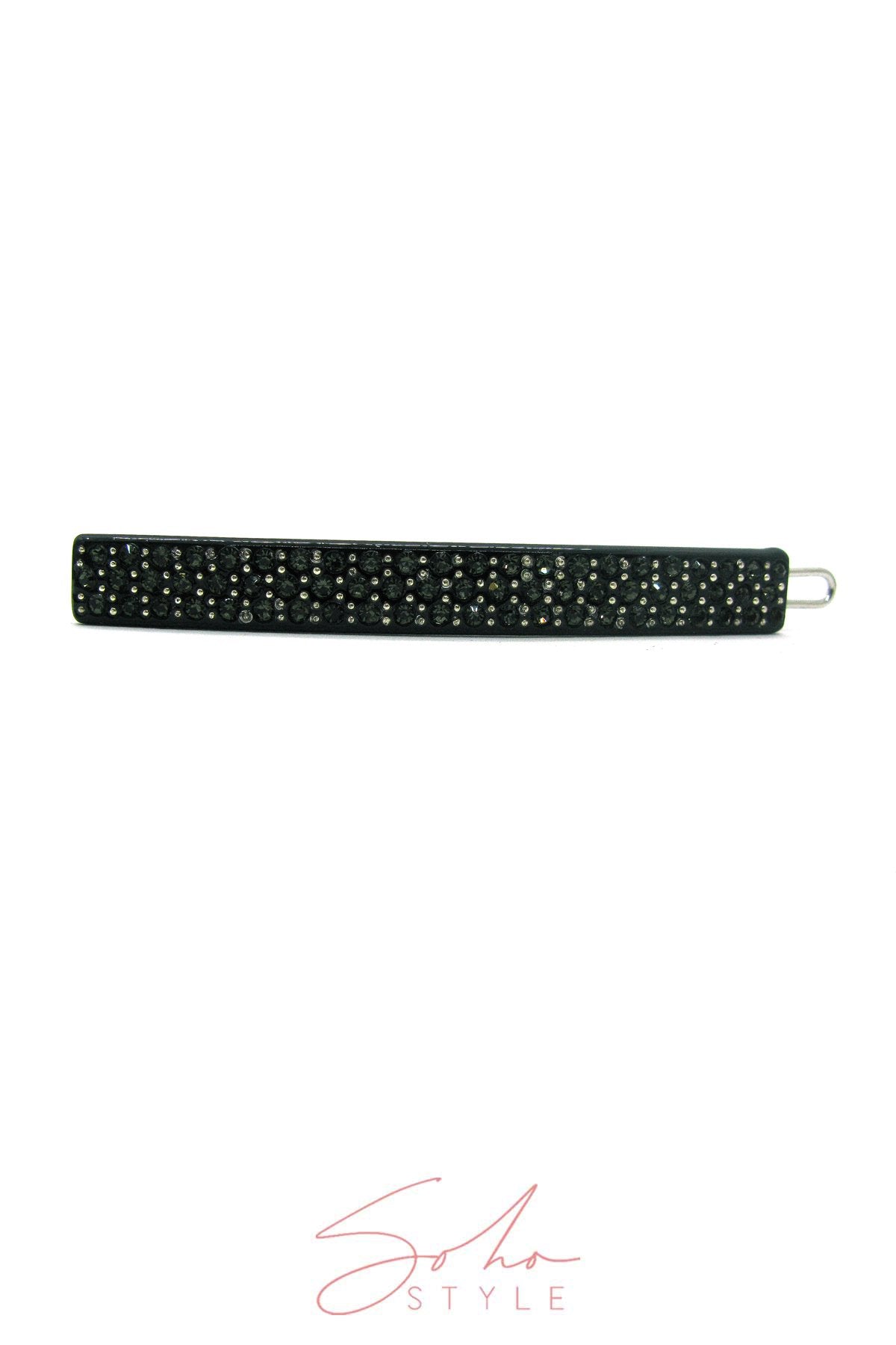 Black crystal hair clip Hair Accessorie ACUS49