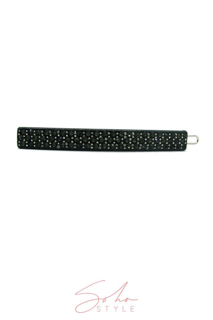 Black crystal hair clip Hair Accessorie ACUS49