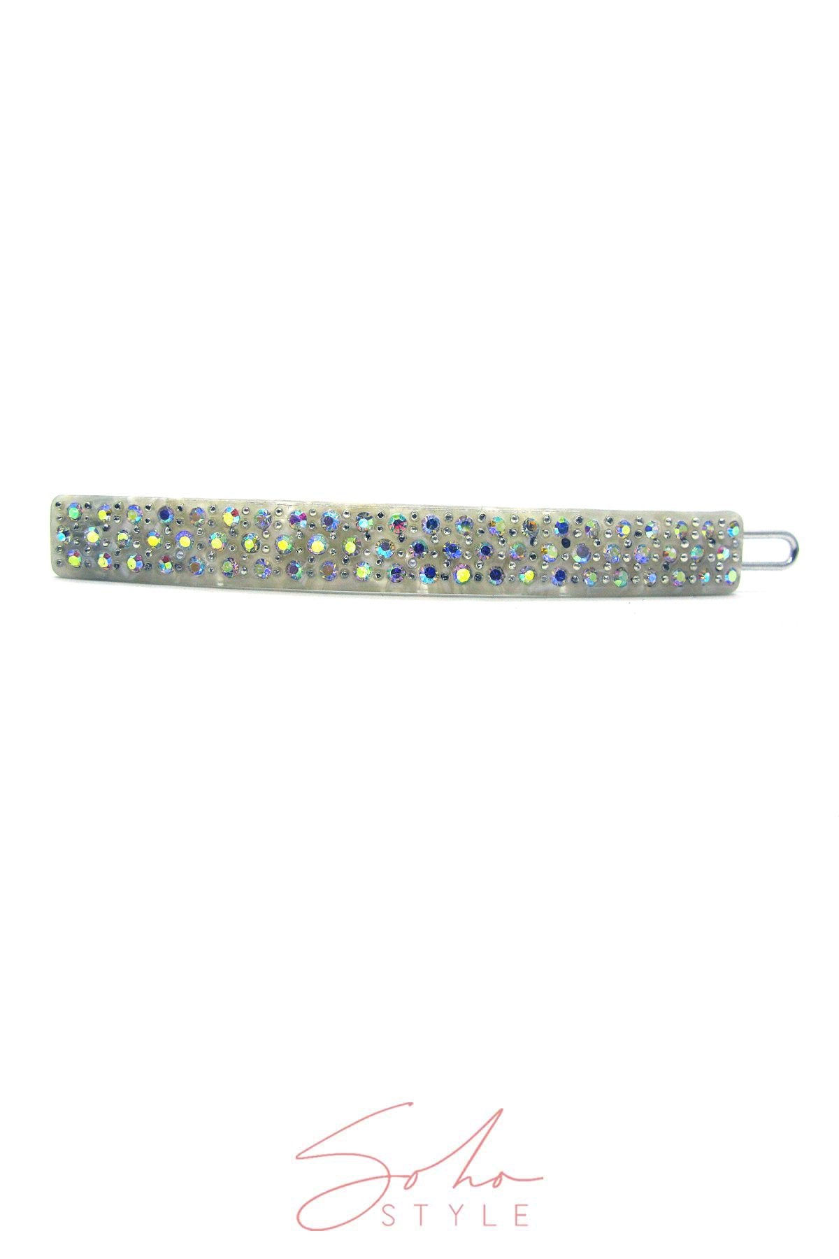 Black crystal hair clip Hair Accessorie ACUS49