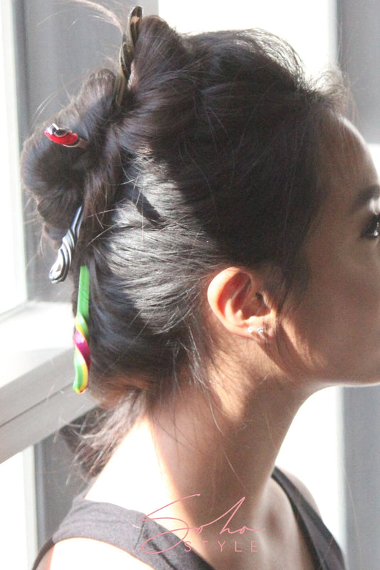 Marble pattern hair stick Hair Accessorie ACUS51