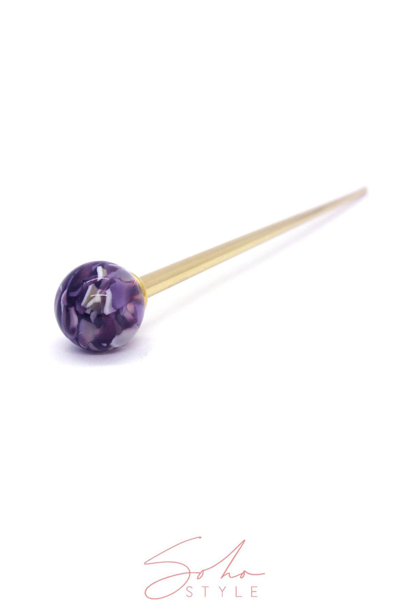 Geometric marble hair stick Hair Accessorie ACUS52
