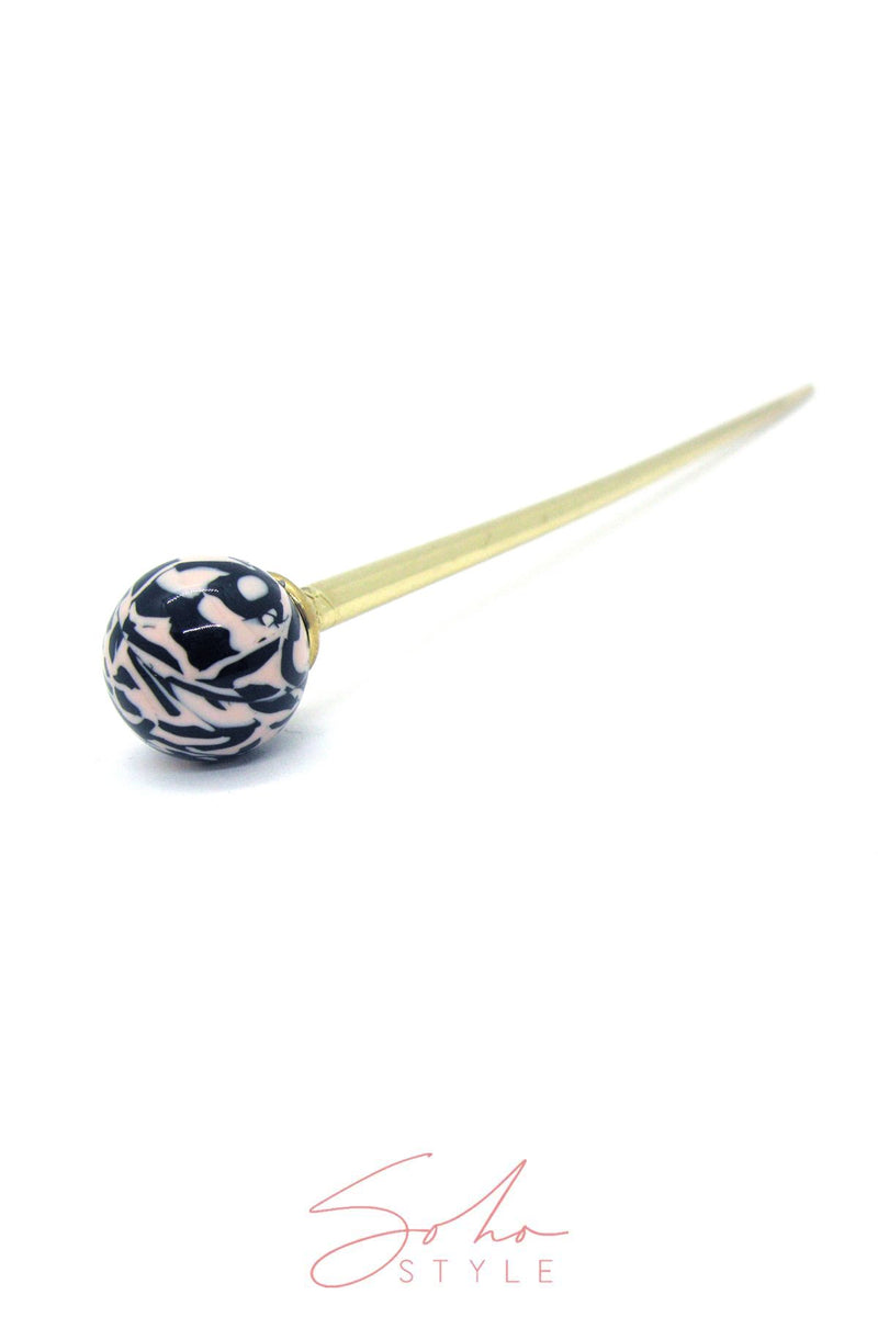 Geometric marble hair stick Hair Accessorie ACUS52