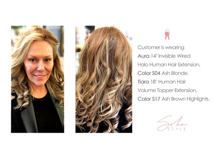 Special Value Set - Tiara 18'' Remy Human Hair + Ali 12" Clip-in Remy Human Hair Set Hair Extension Sale