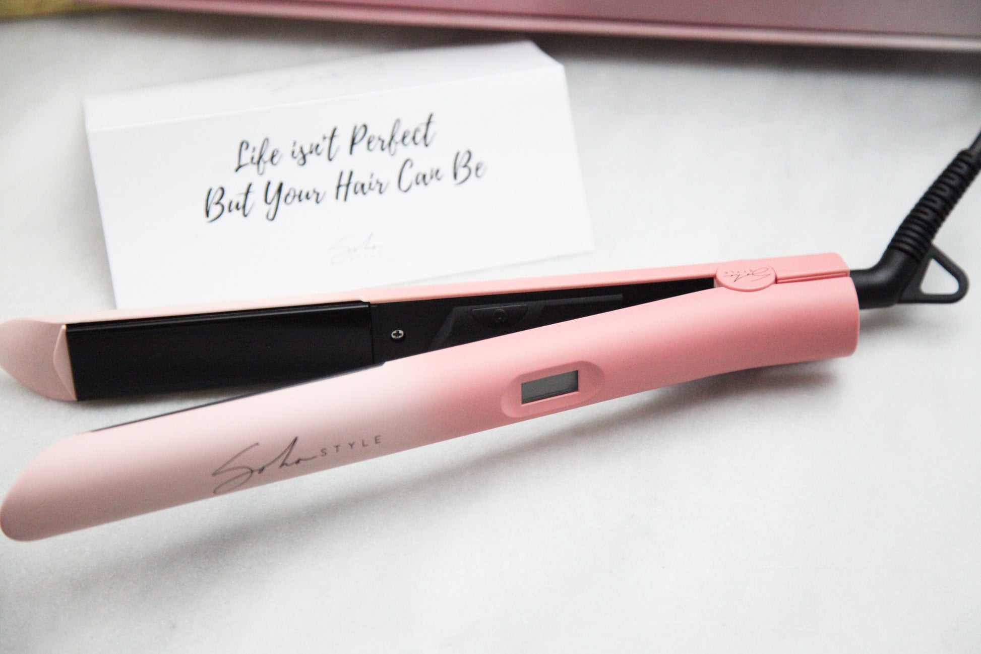 Sohostyle lovely Pink Gradient Flat iron Care Products Soho Style