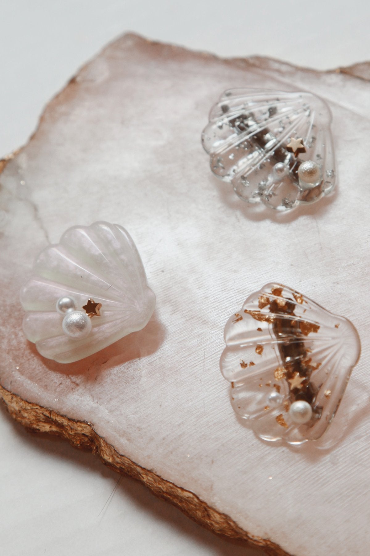 Glimmering Pearl Seashell Hair Clip Hair Clip 2019