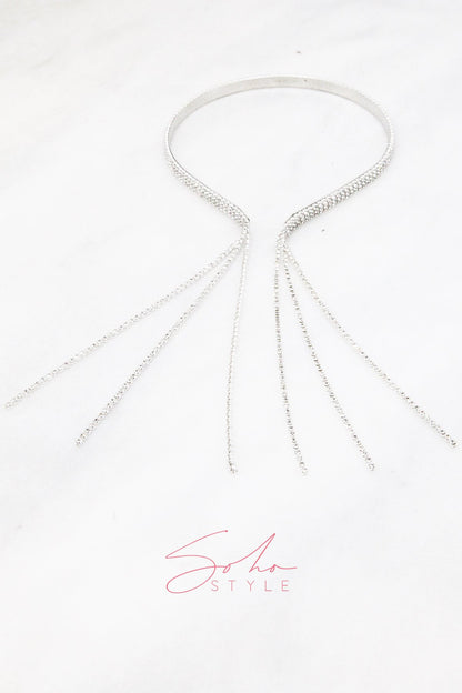 Intricate vines of crystals headband Headband Soho Style