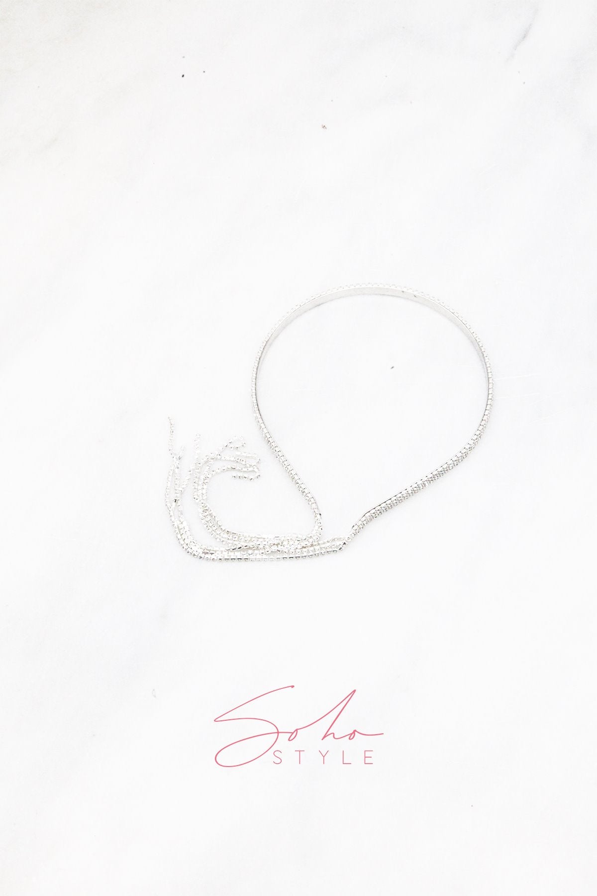 Intricate vines of crystals headband Headband Soho Style