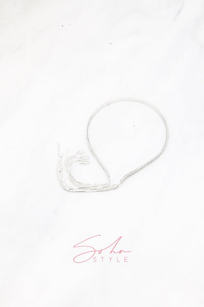 Intricate vines of crystals headband Headband Soho Style