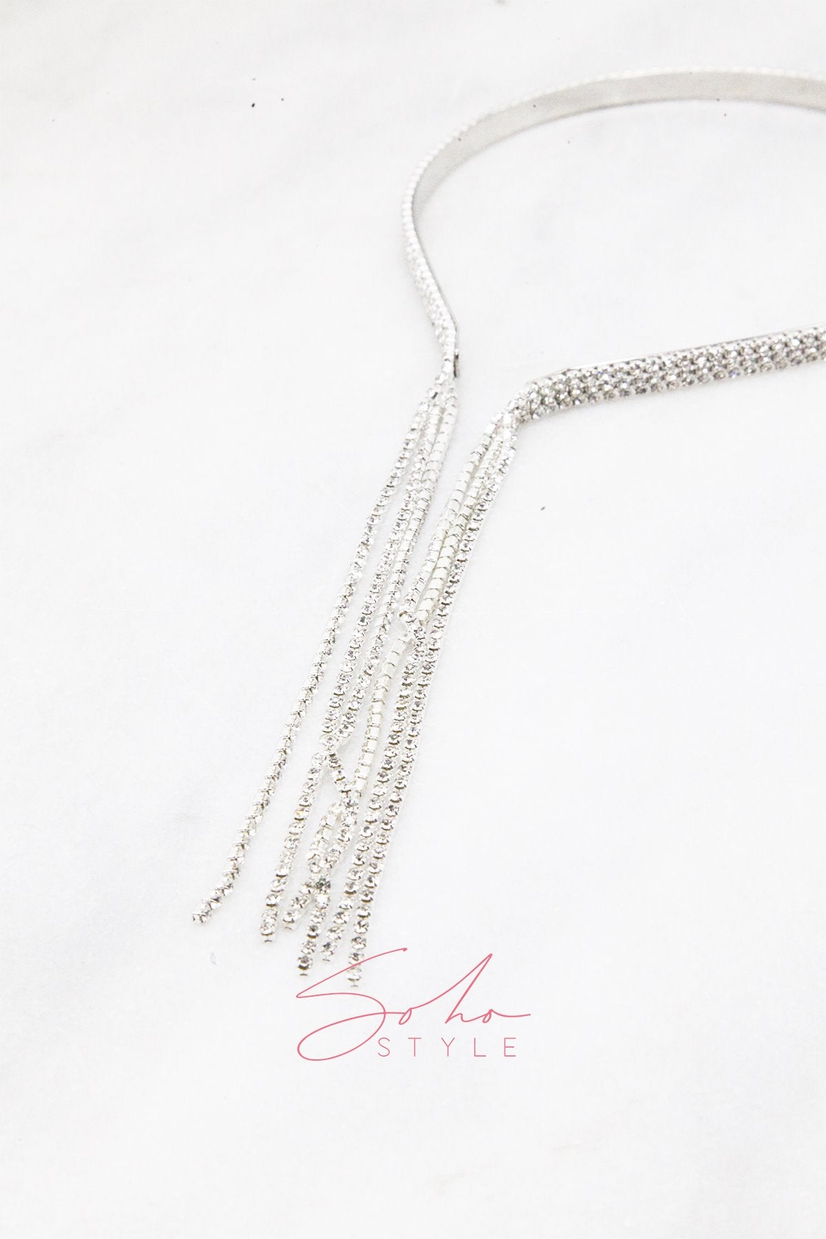 Intricate vines of crystals headband Headband Soho Style