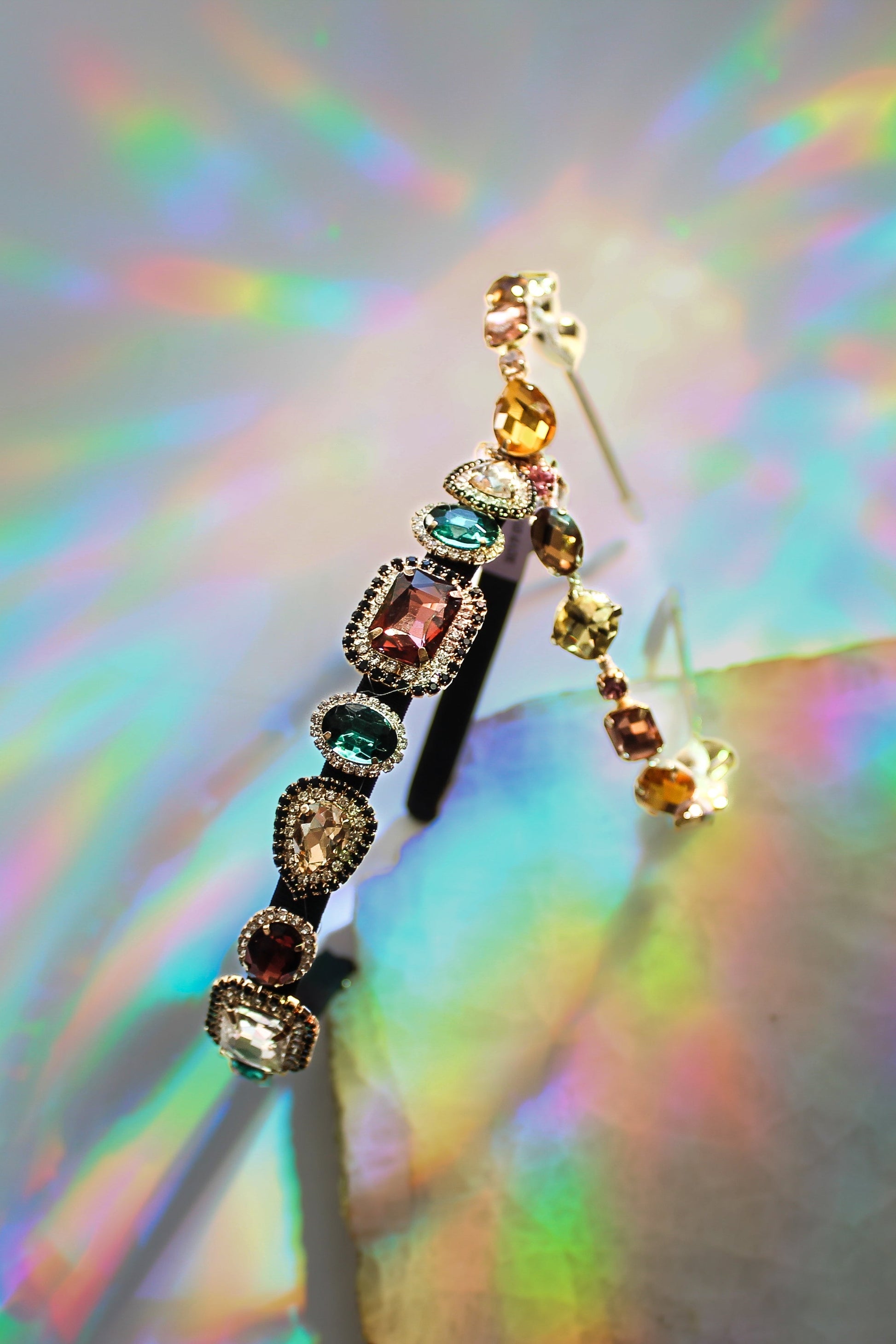 CRYSTAL ONE-LINE HEADBAND Hair Accessorie Soho Style