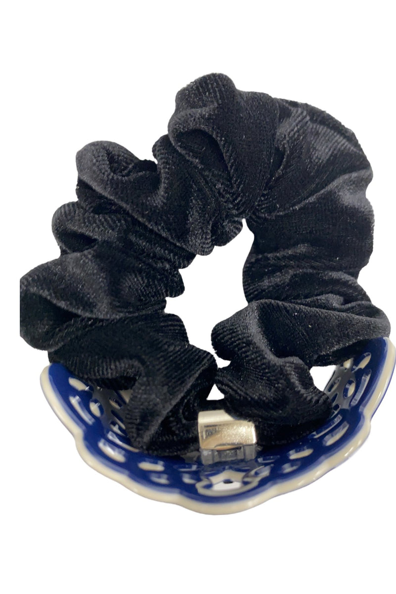 Crystal Decorative ponytail holder scrunchie Hair Accessorie Soho Style