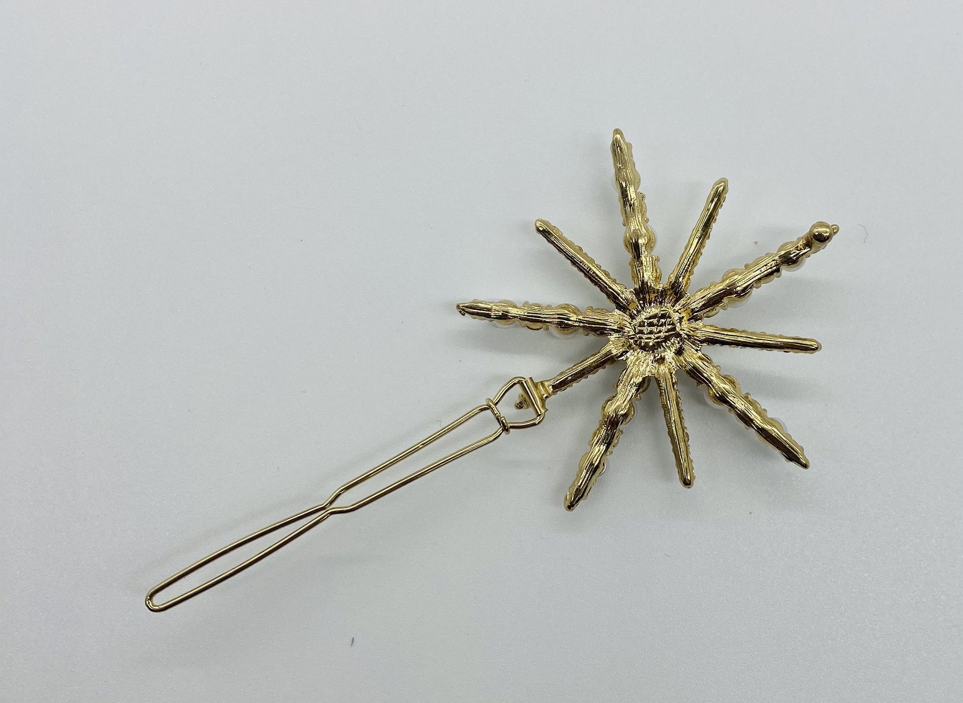 Crystals And Pearls Starburst Barrette Barrette Soho Style