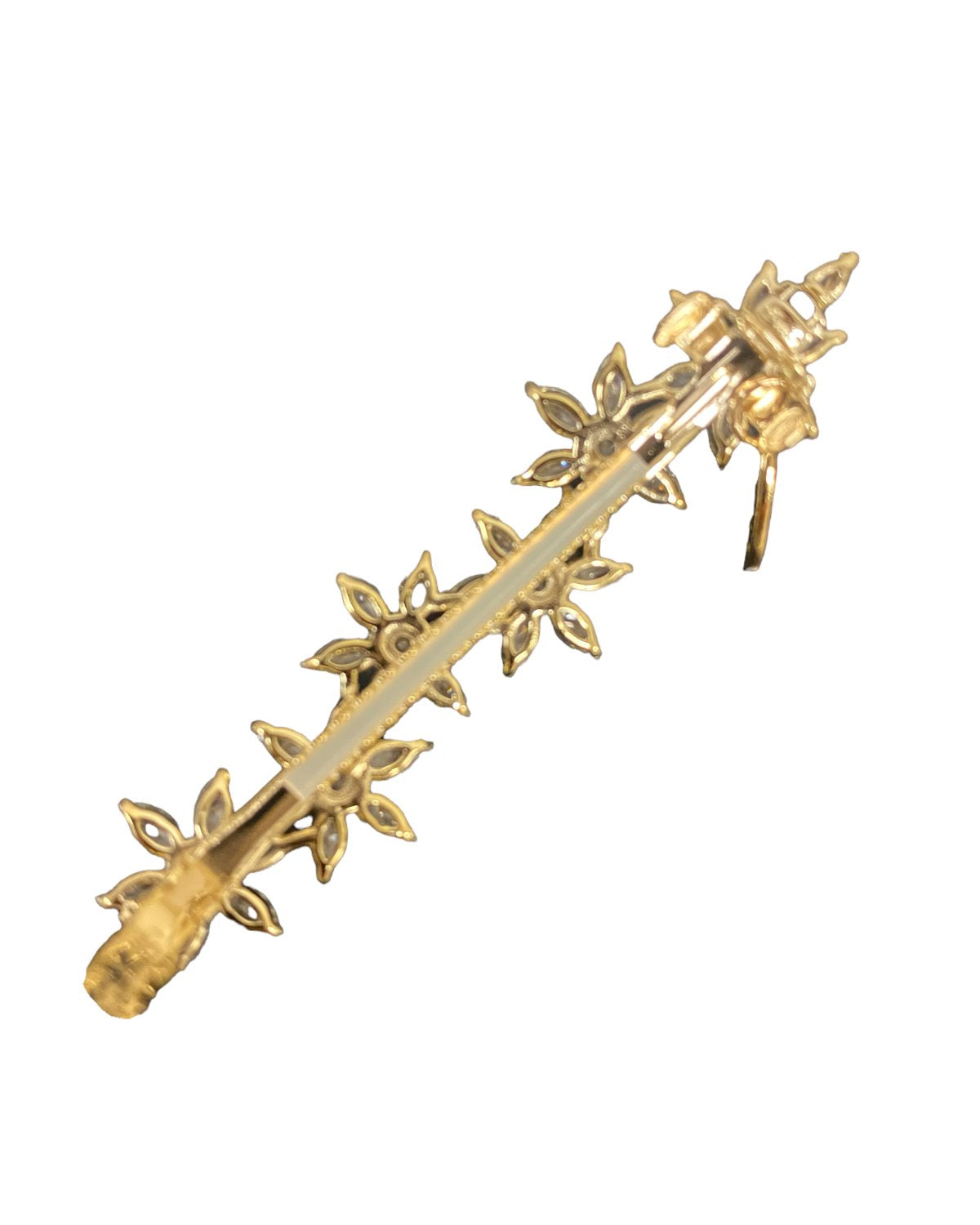 Water Fog Flower Crystal Hair Barrettes Barrette Soho Style