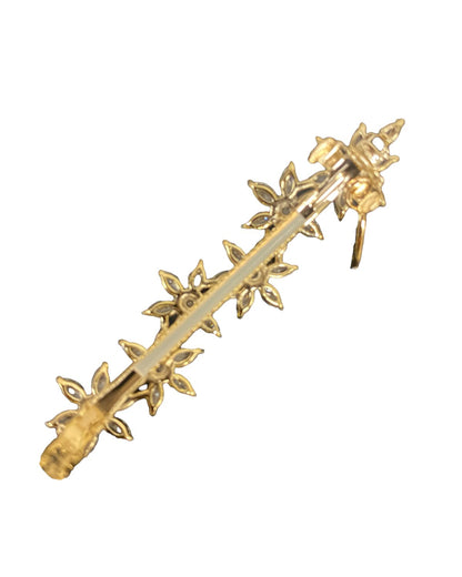 Water Fog Flower Crystal Hair Barrettes Barrette Soho Style