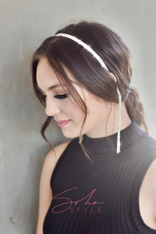 Intricate vines of crystals headband Headband Soho Style