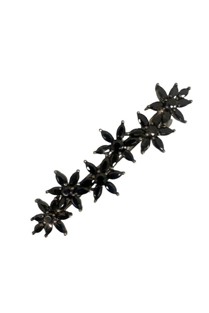 Water Fog Flower Crystal Hair Barrettes Barrette Soho Style
