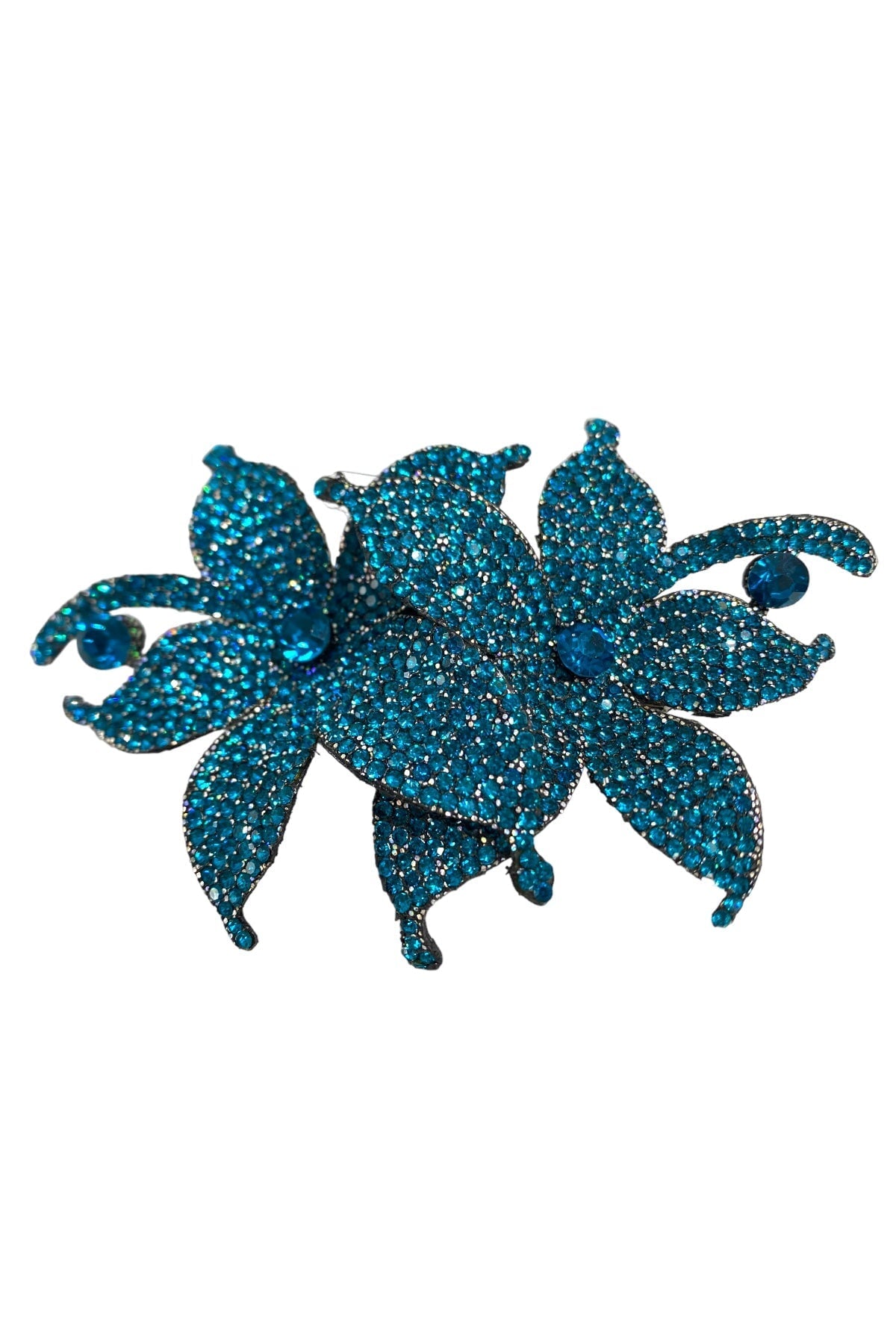 Overlap Flower Barrette Soho Style