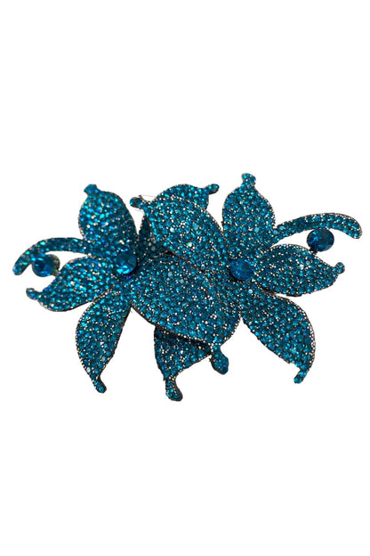Overlap Flower Barrette Soho Style