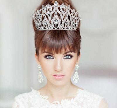Jasmine Crystal Crown Tiara Wedding Soho Style