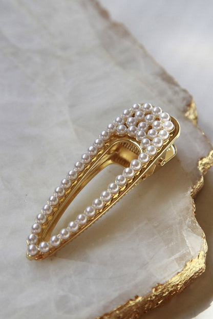 Large Gilded Pearl Hair Clip Hair Clip 2019