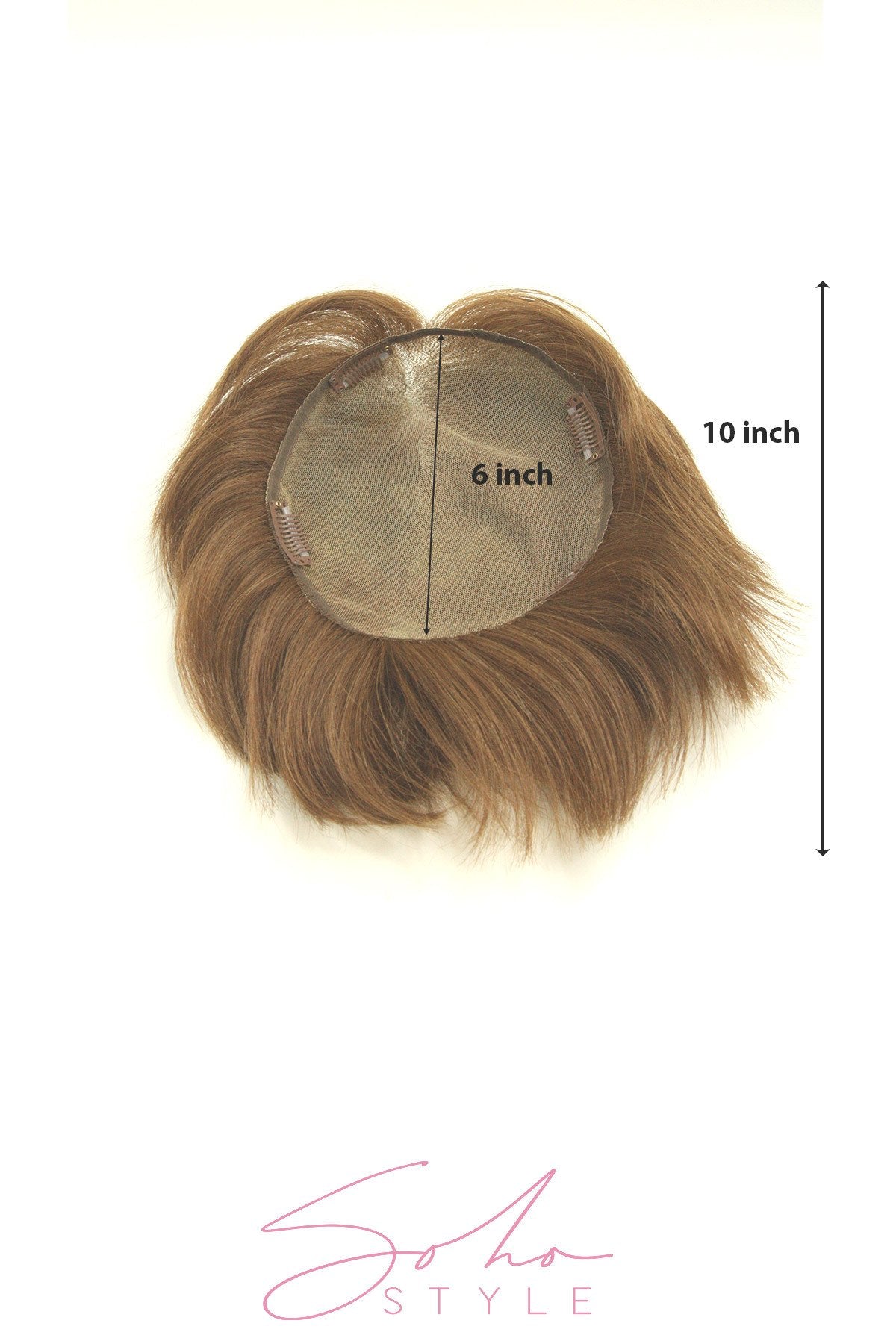 Maxy - 10" Remy Human Hair Volume Topper Extension hair extenstion Soho Style