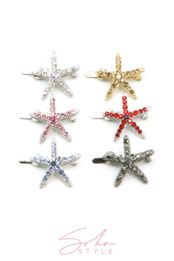 Sea Star Magnetic Barrette Hair Accessorie Soho Style