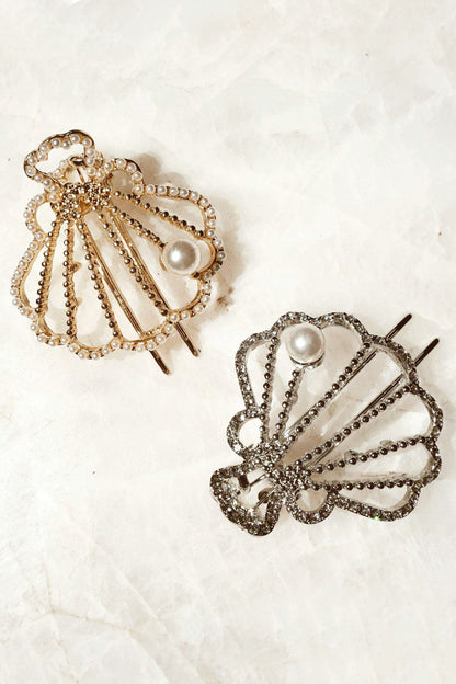 Large Seashell Pearl Hair Clip Hair Clip 2019
