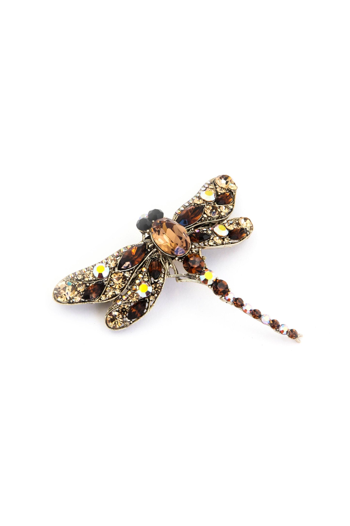 Crystal Dragonfly Barrette Barrette Soho Style