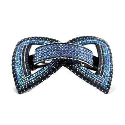 Tuxedo Hair Bow Tie Barrette Barrette Soho Style