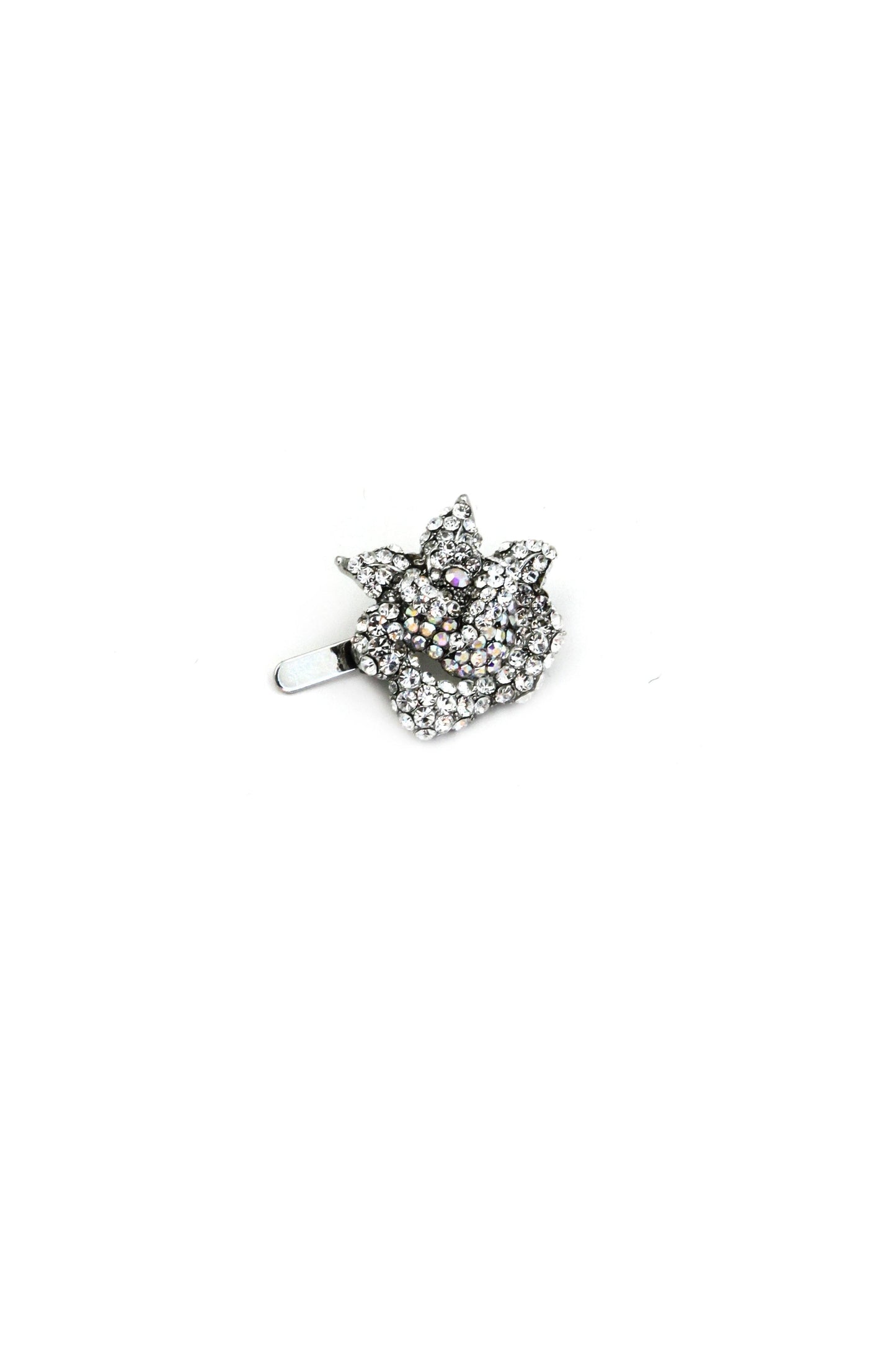 Rose Crystal Mini Magnetic Barrette Barrette Soho Style