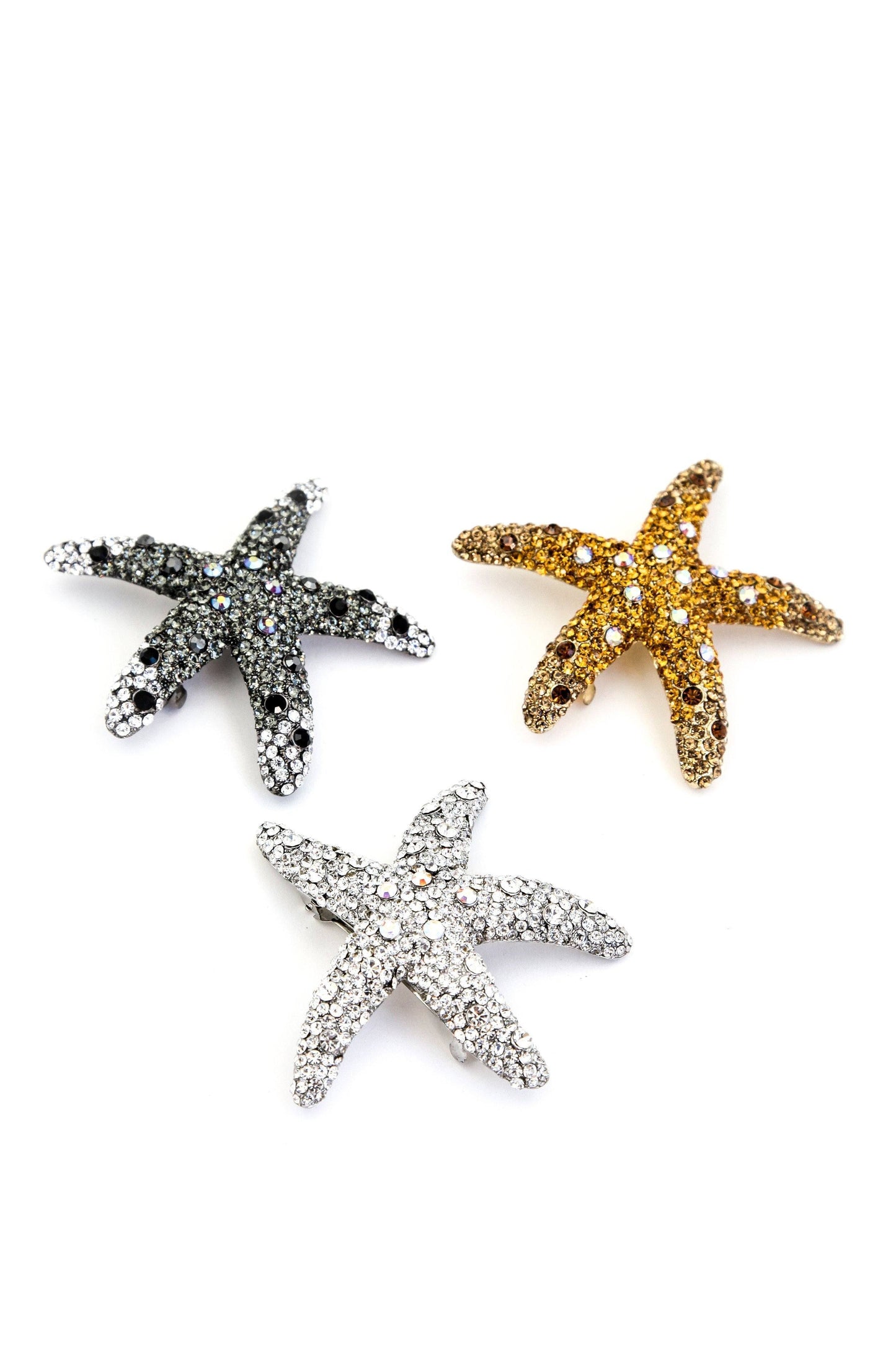Crystal Dipped Starfish Barrette Barrette Soho Style