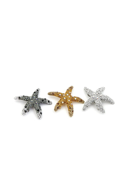 Crystal Dipped Starfish Barrette Barrette Soho Style