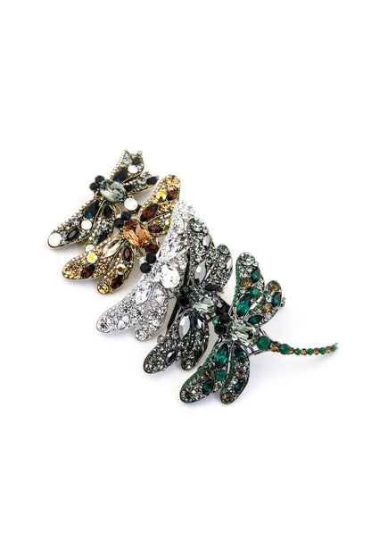 Crystal Dragonfly Barrette Barrette Soho Style